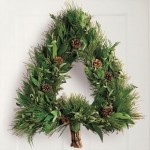 Triangle Christmas Wreath