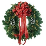 Celebrate Good Times Christmas Wreath