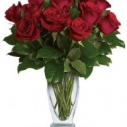 Classic Dozen Red Roses $74.95