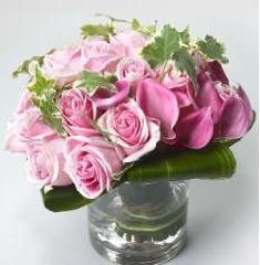 Calla and Rose Arrangement