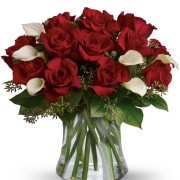 Rose and Calla $110.00