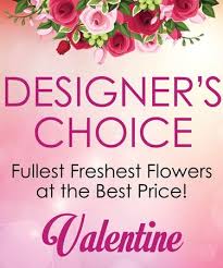 Designer Choice Mixed Valentines Bouquets starting at $59.95