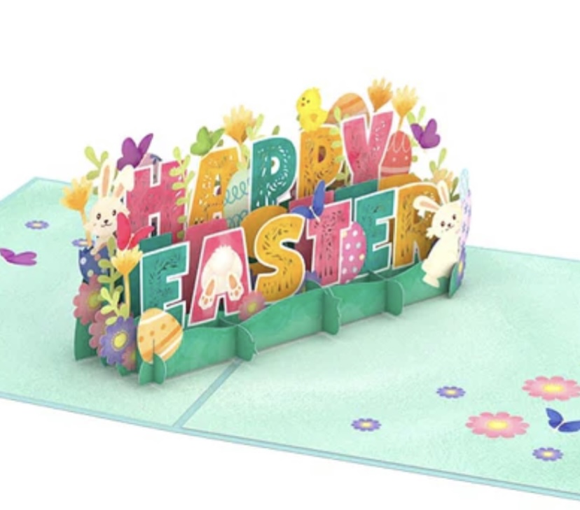 Easter pop up card